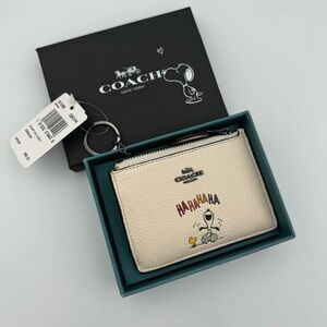 Coach 1941 x Snoopy Zip Skinny ID Cardcase NIB